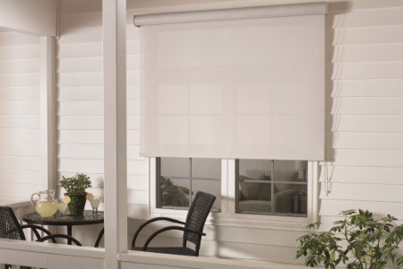 Solar shades white